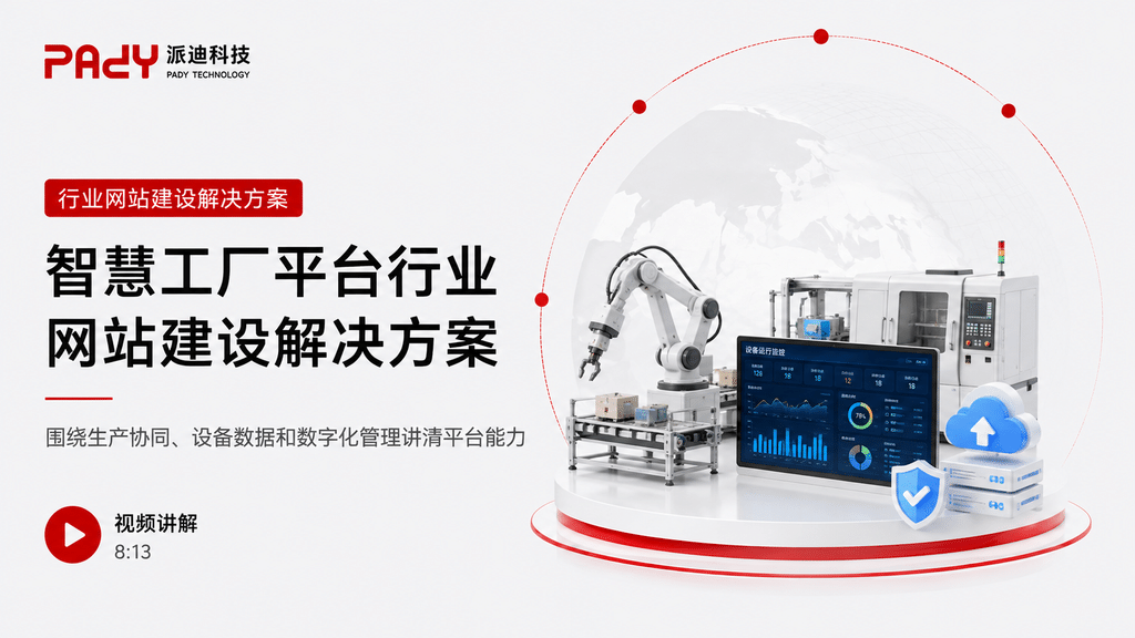 智慧工厂平台行业网站建设解决方案：围绕生产协同、设备数据和数字化管理讲清平台能力