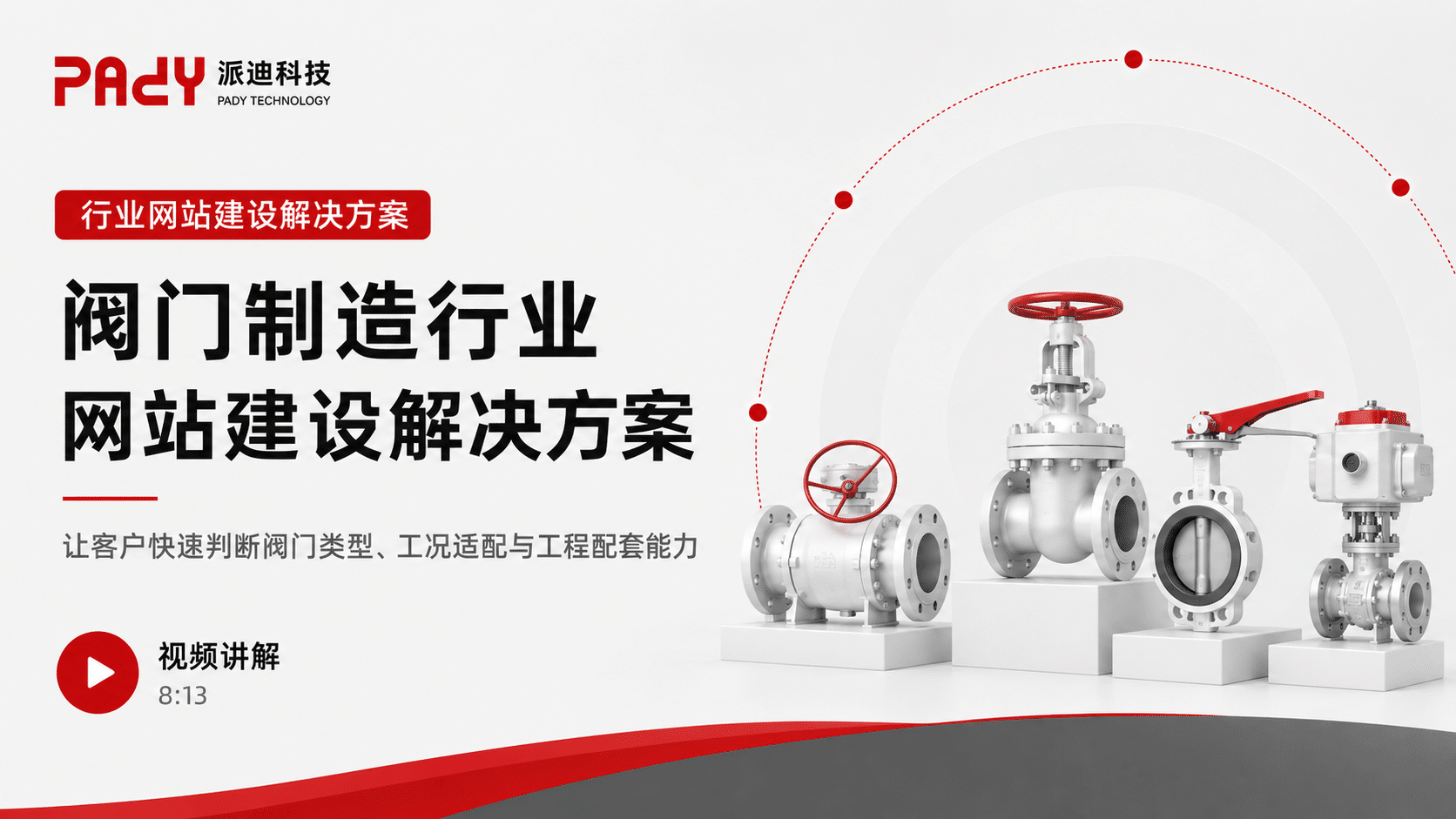  阀门制造行业网站建设解决方案：让客户快速判断阀门类型、工况适配与工程配套能力