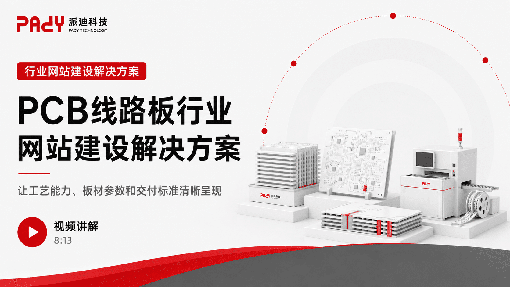 PCB线路板行业网站建设解决方案：让工艺能力、板材参数和交付标准清晰呈现