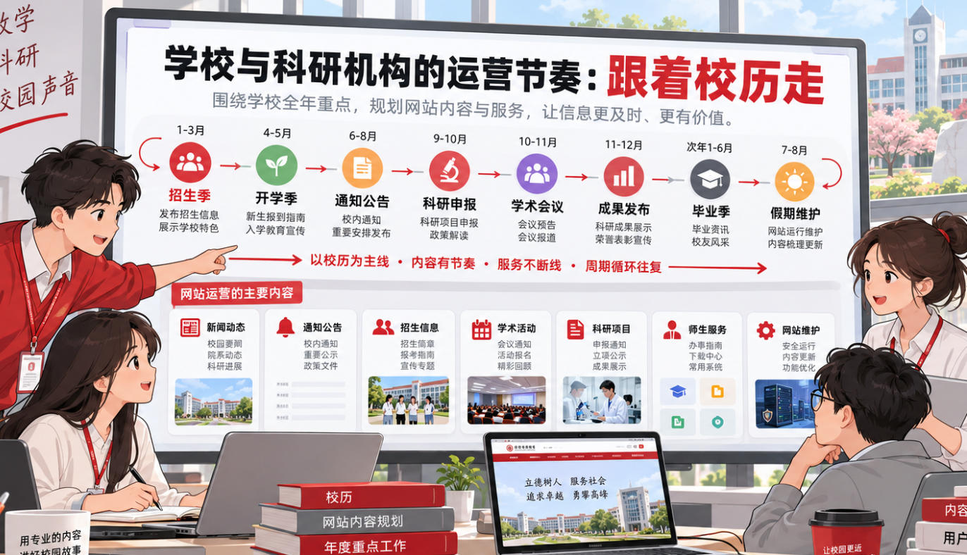学校与科研机构的运营节奏:跟着校历走 学校与科研机构的运营节奏:跟着校历走