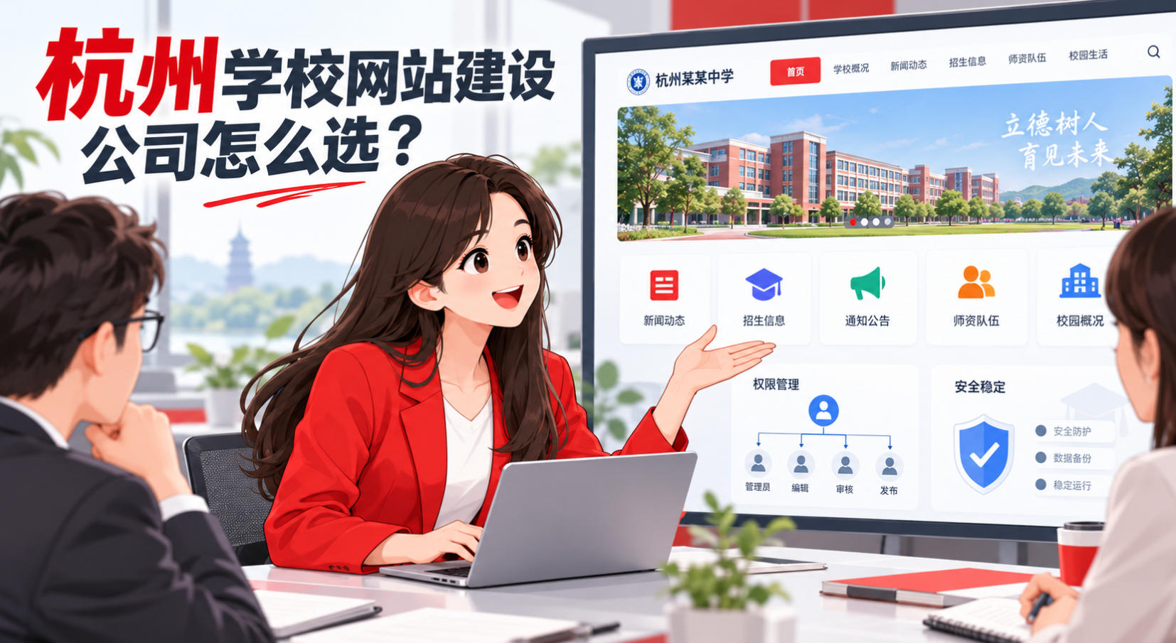 杭州学校网站建设公司怎么选? 杭州学校网站建设公司怎么选?